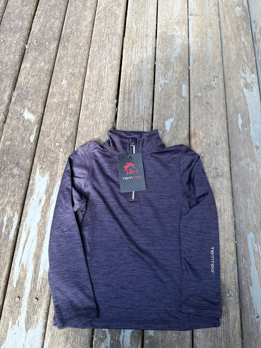 Temteq Elisa large Quarter Zip kids performance top