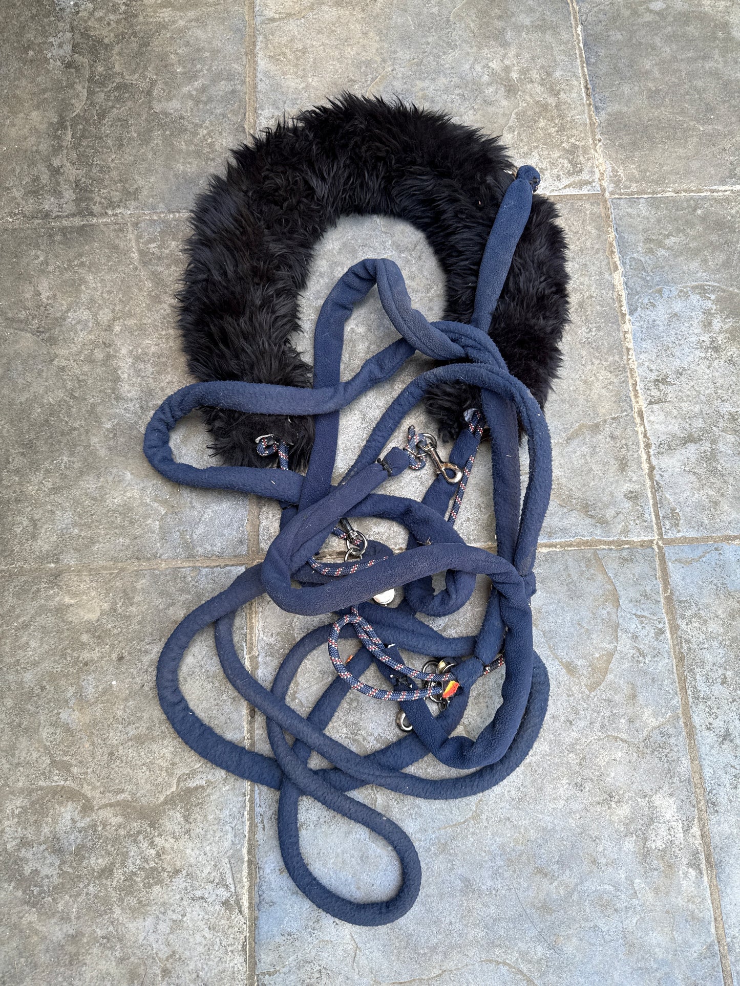 Customized lunging system with sheepskin cover