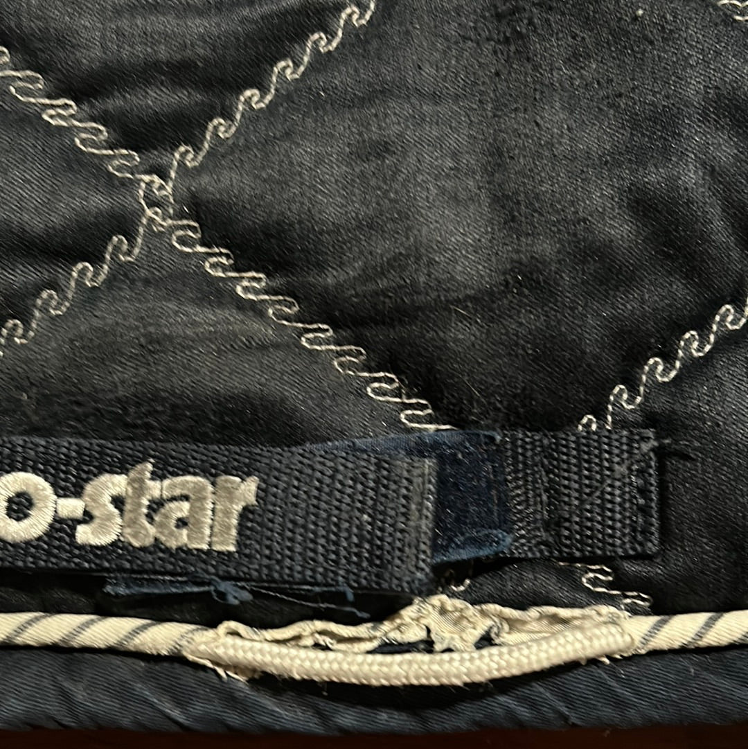 Euro-Star navy dressage pad