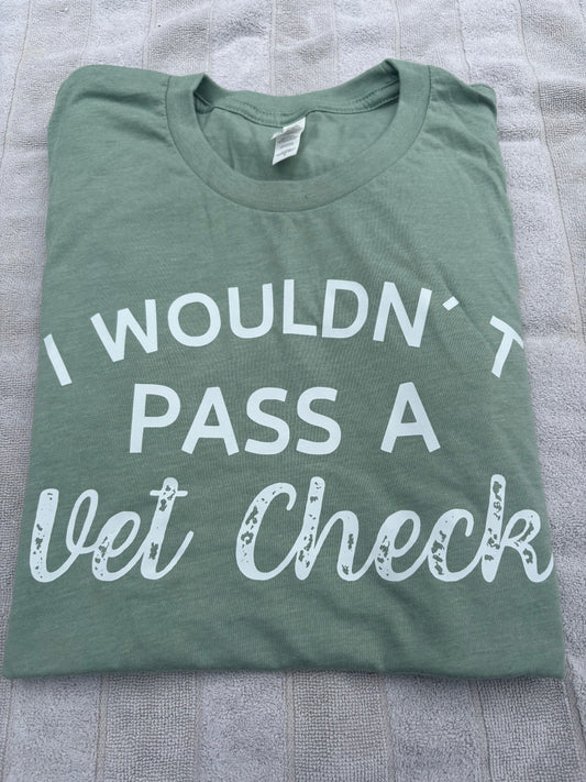 Small wouldn’t pass a vet check light green shirt. Brand new