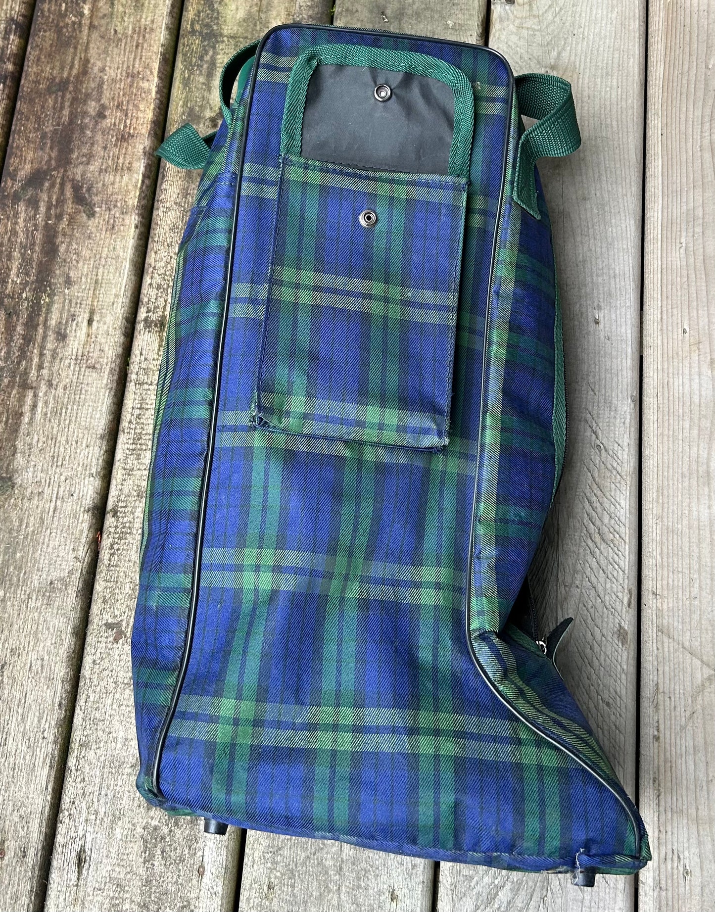 Boot bag plaid