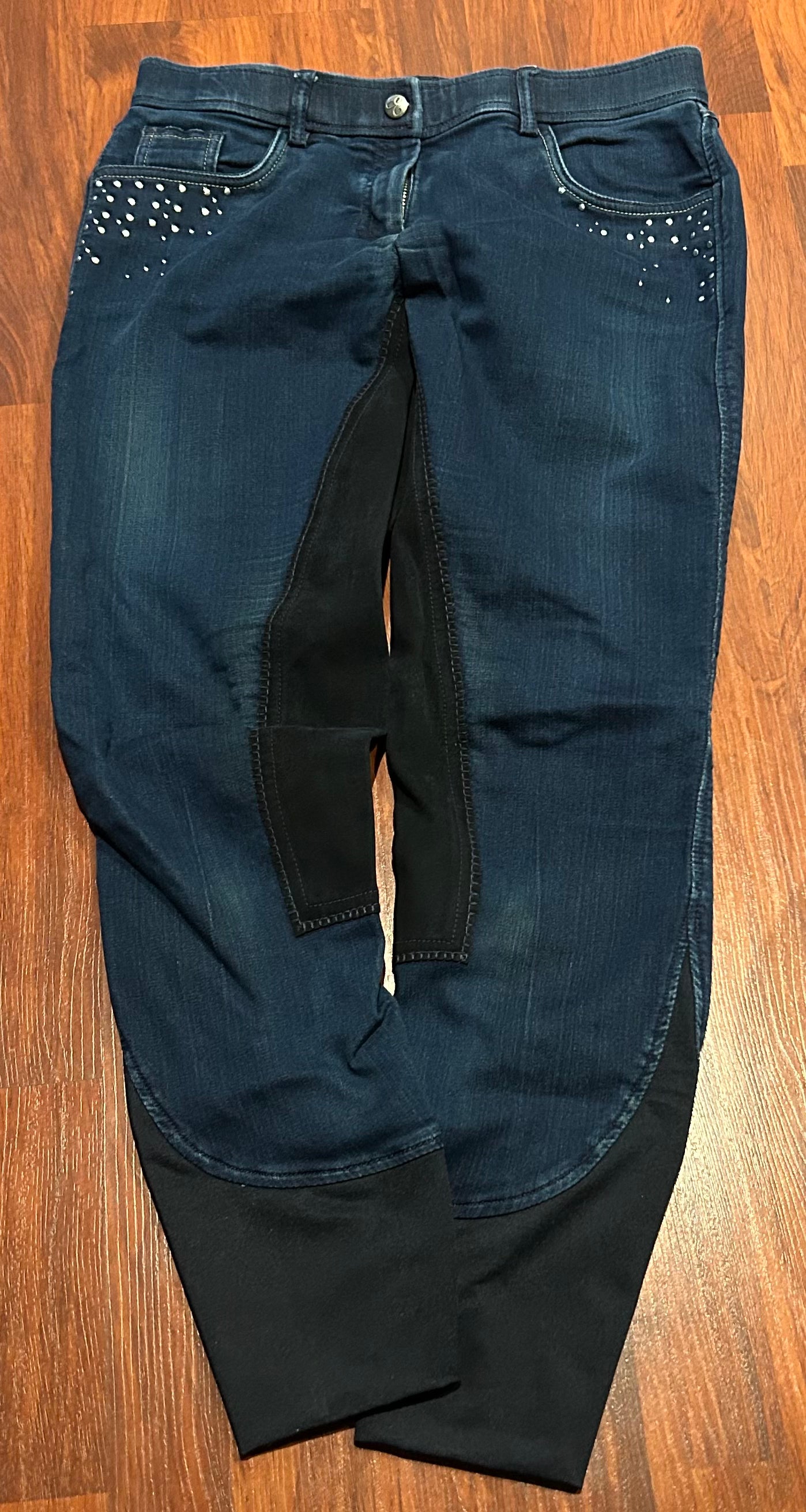Elation 28R denim full seat breeches