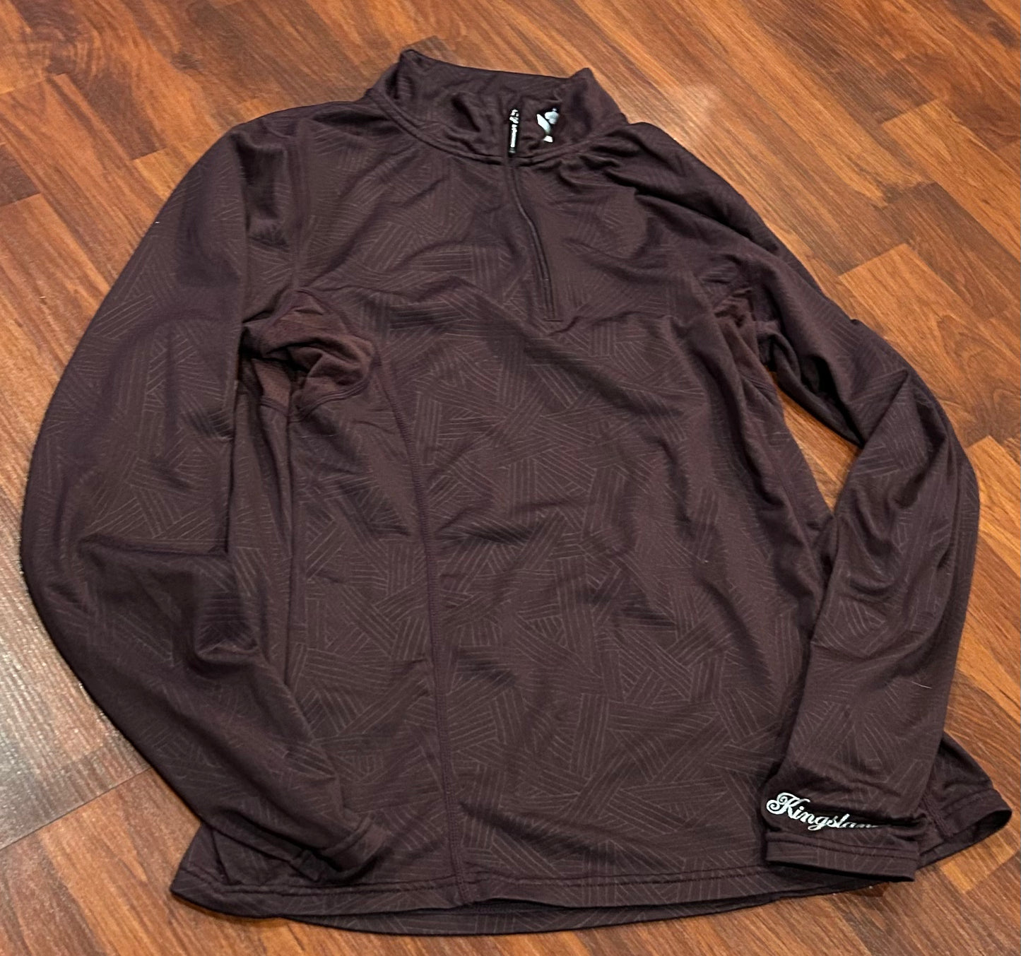 Kingsland medium sun shirt long sleeve burgundy