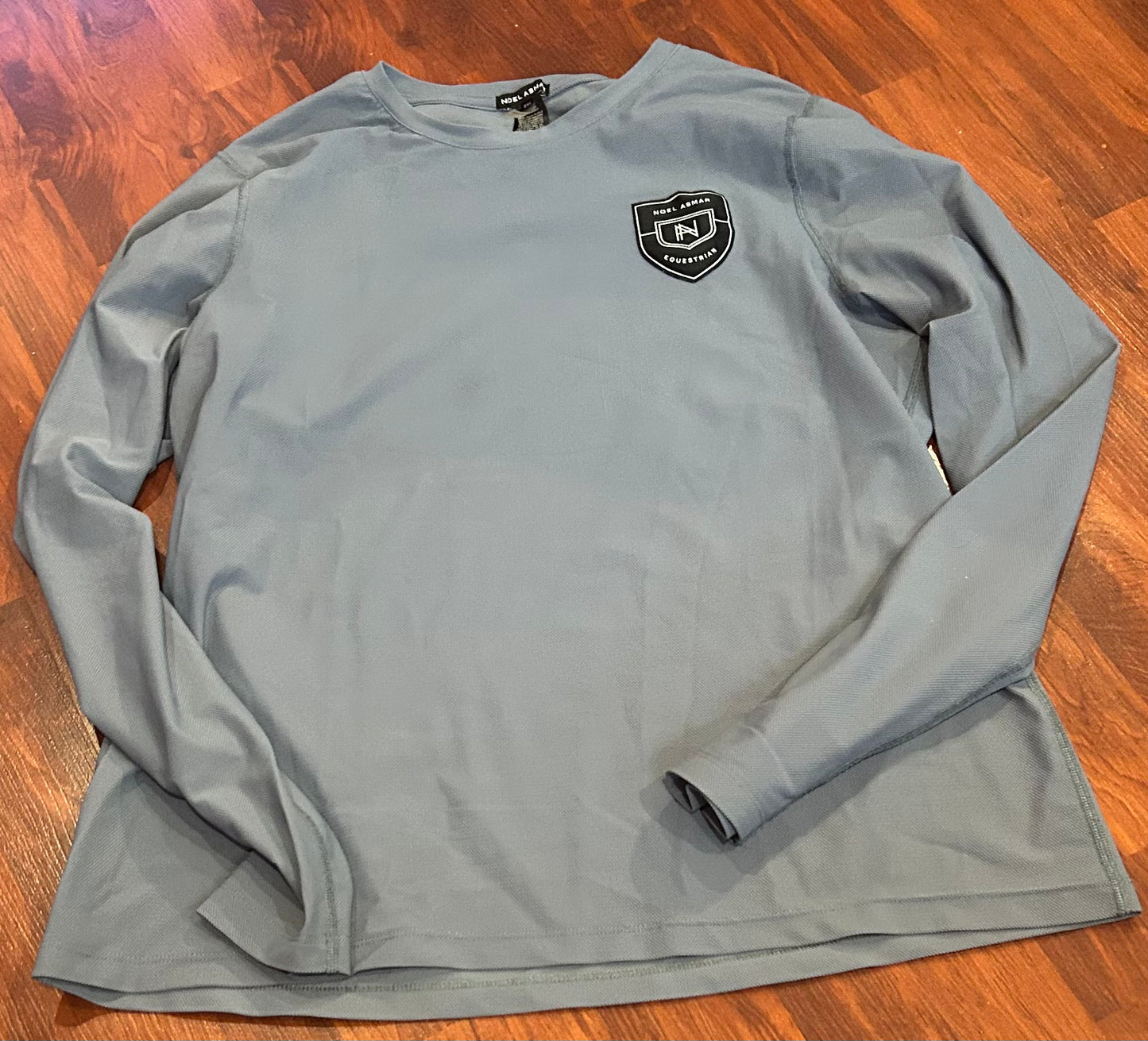 Asmar XXL light blue long sleeve summer shirt