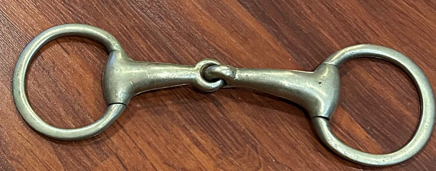 5” eggbutt snaffle thick and heavier