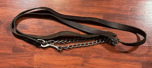 Leather less rope with 30” chain