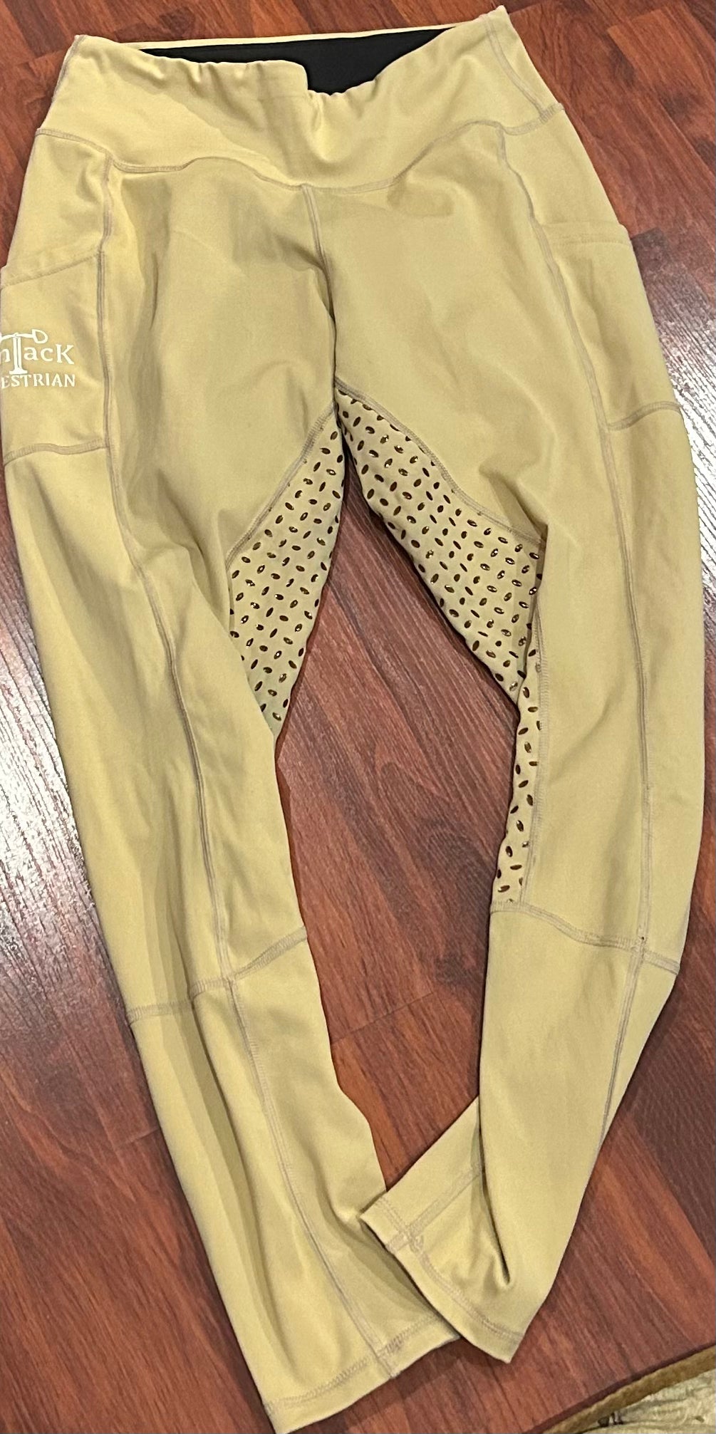 CanTack large tan full seat riding tights