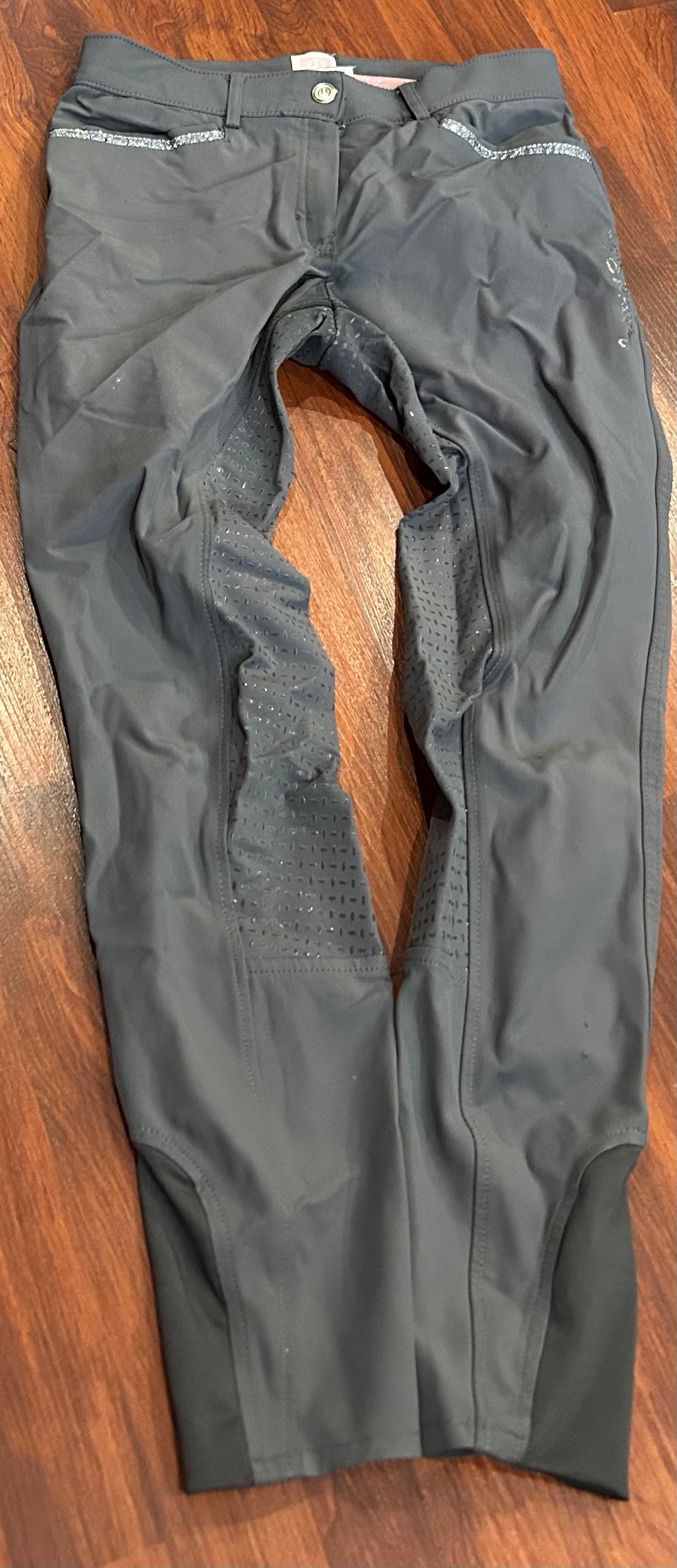 Imperial Riding size 28 grey full seat breeches