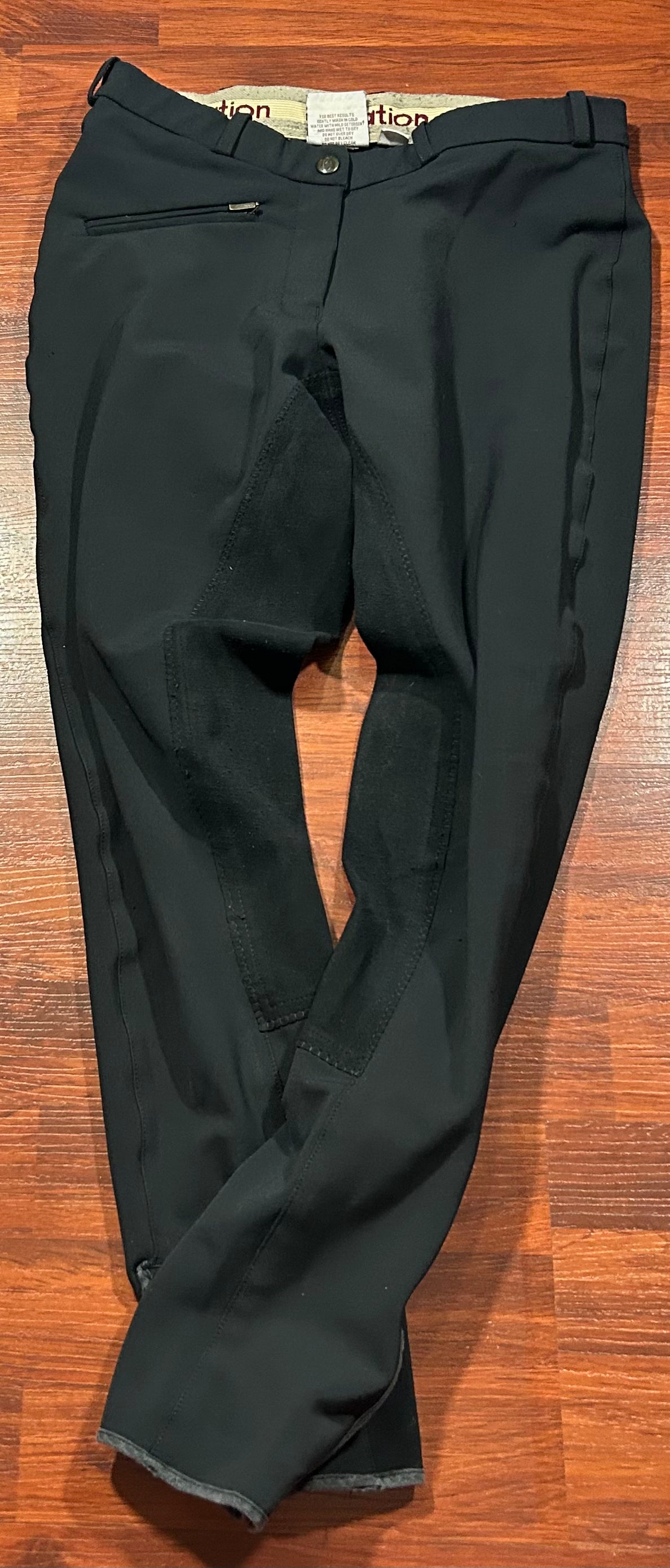26 Elation full seat black breeches