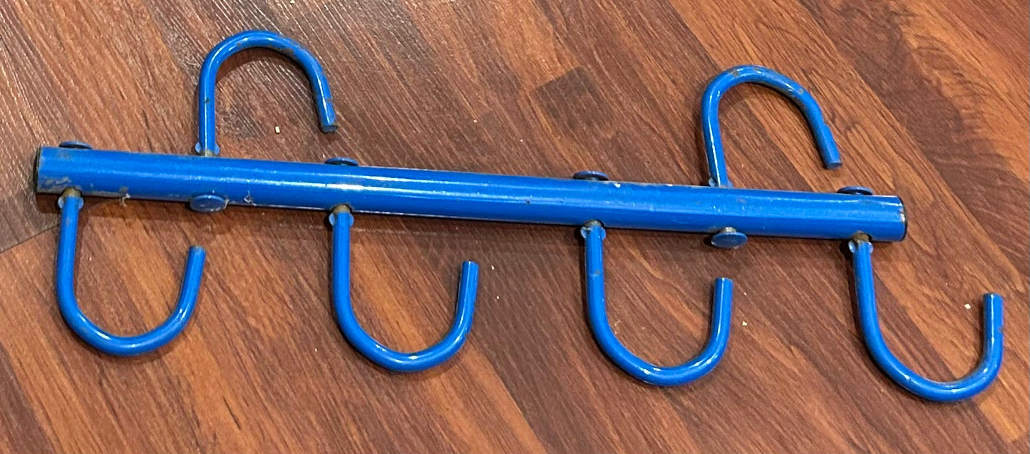 Blue over the door hooks
