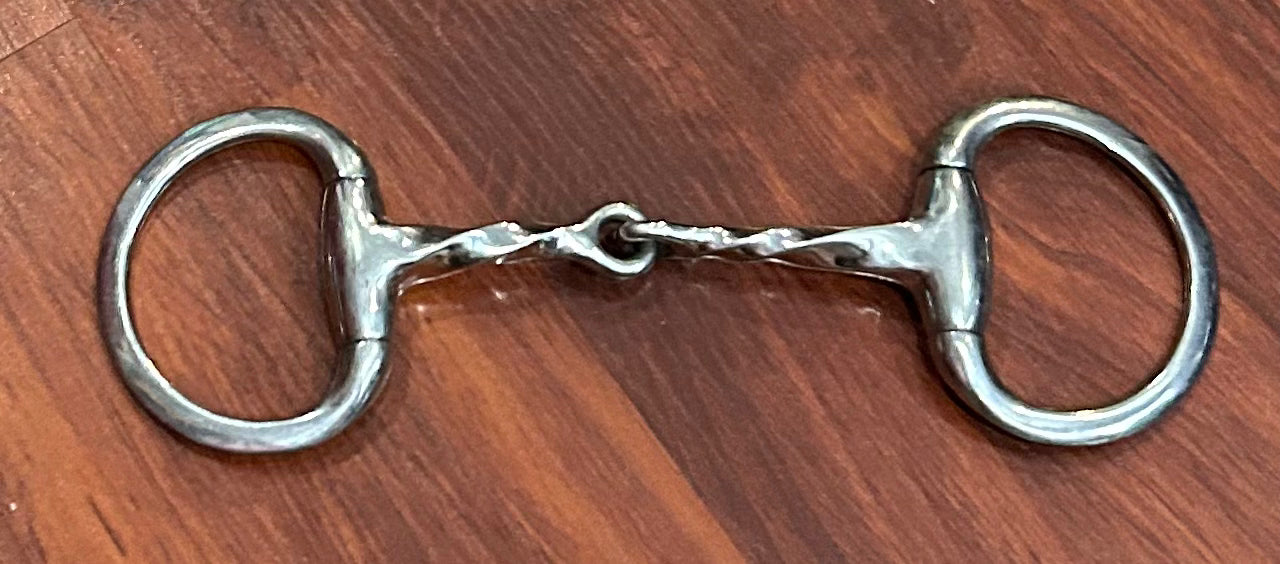 5” twisted eggbutt snaffle