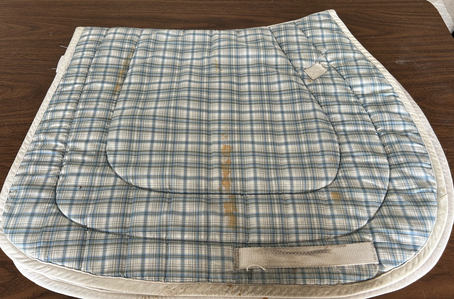 Blue plaid AP pad