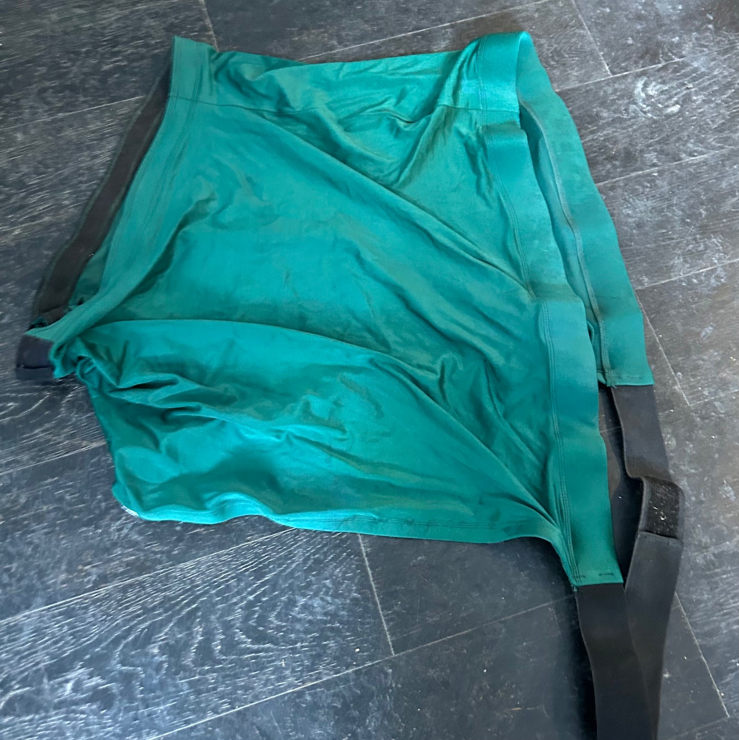 Large Schneiders green shoulder guard Lycra