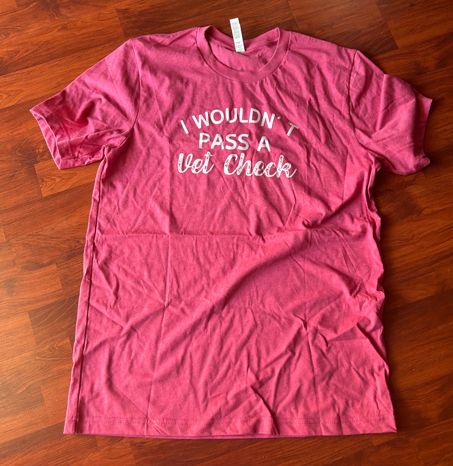Large wouldn’t pass a vet check pink shirt brand new