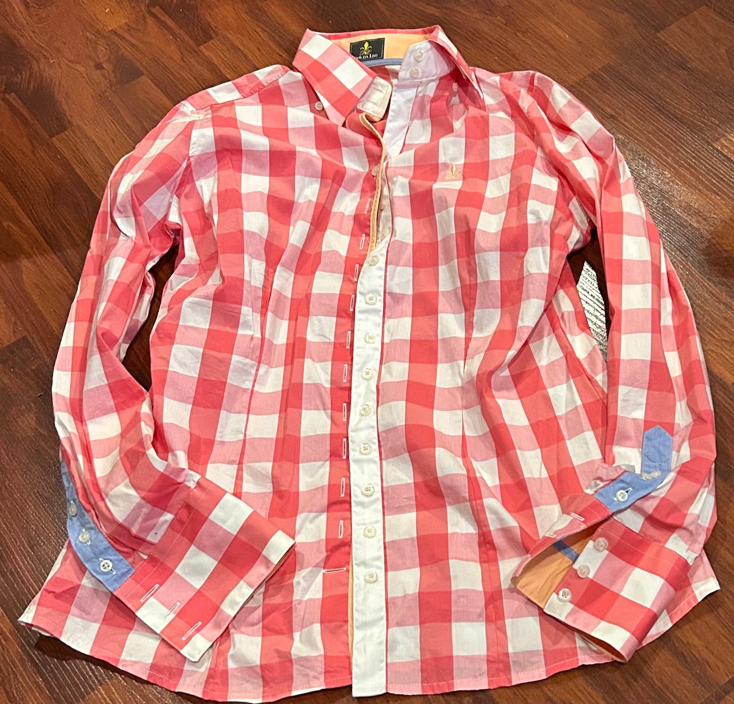 Fior Da Liso red/white size 10 (med) shirt