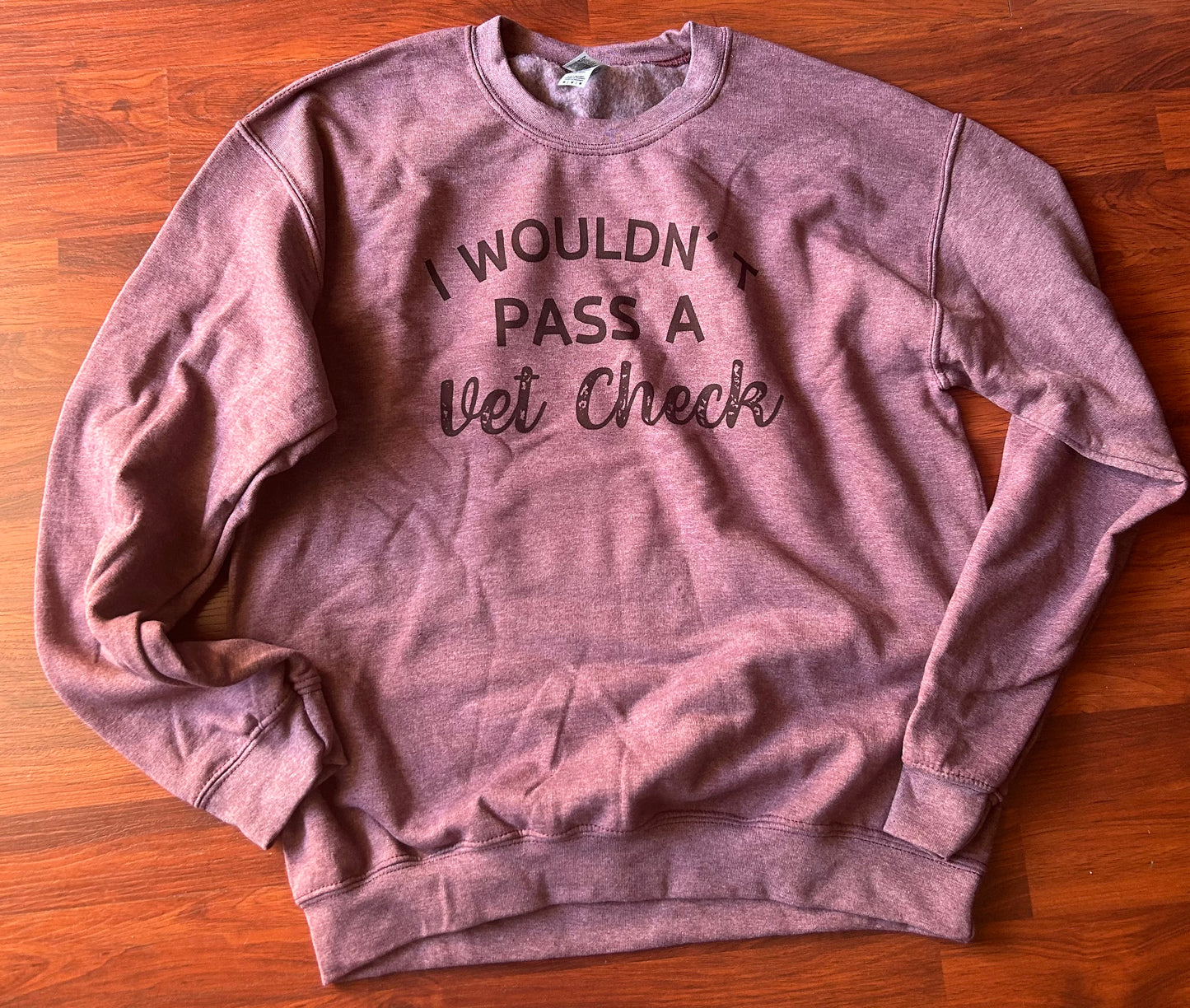 Medium wouldn’t pass a vet check dusty rose sweater