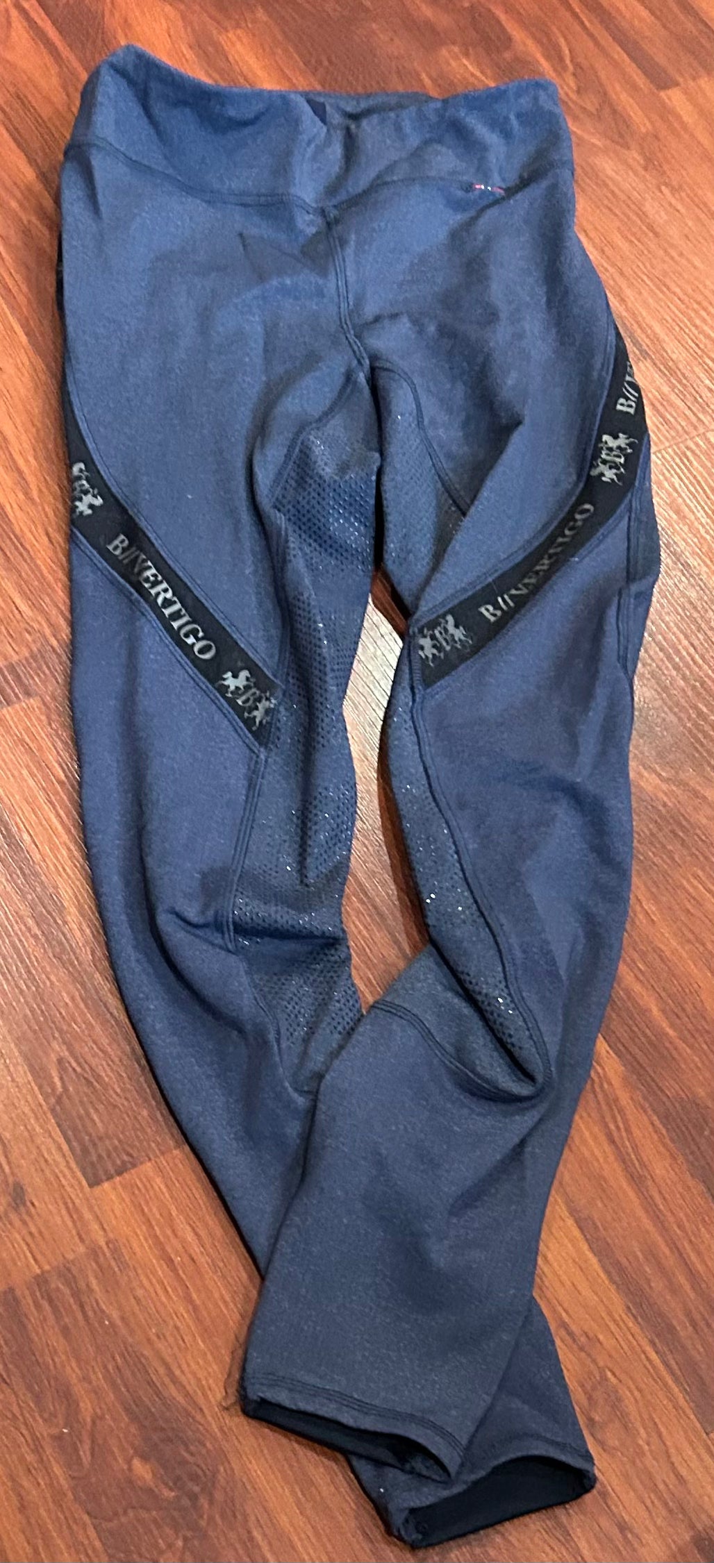 BVertigo size 22/24 blue full seat riding tights