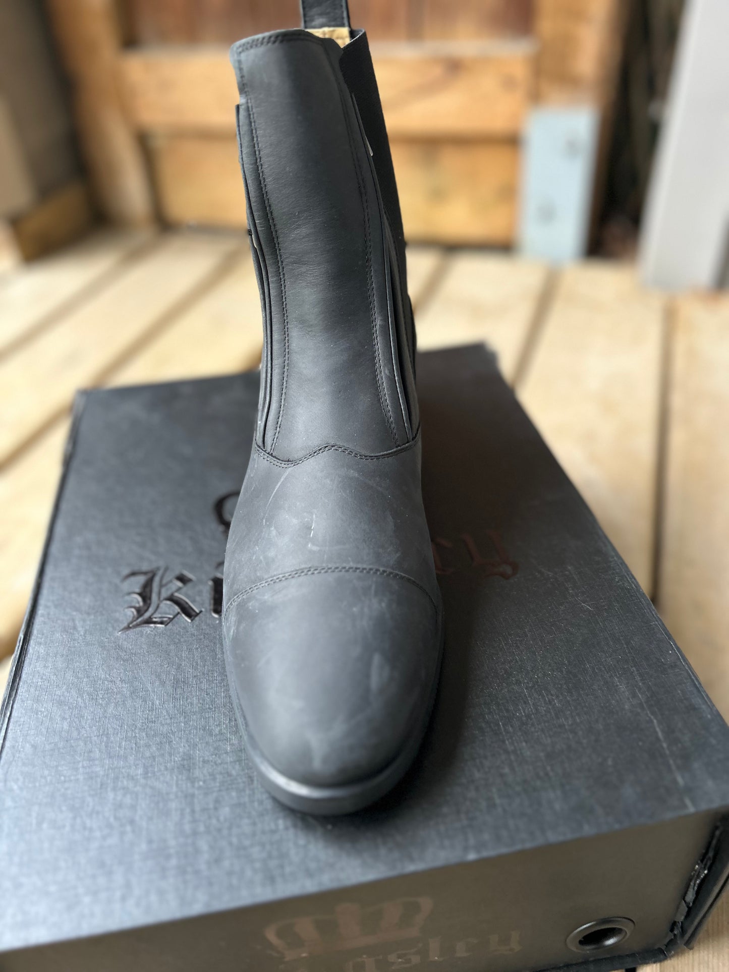 Size 44 Kingsley Zambia black paddock boots