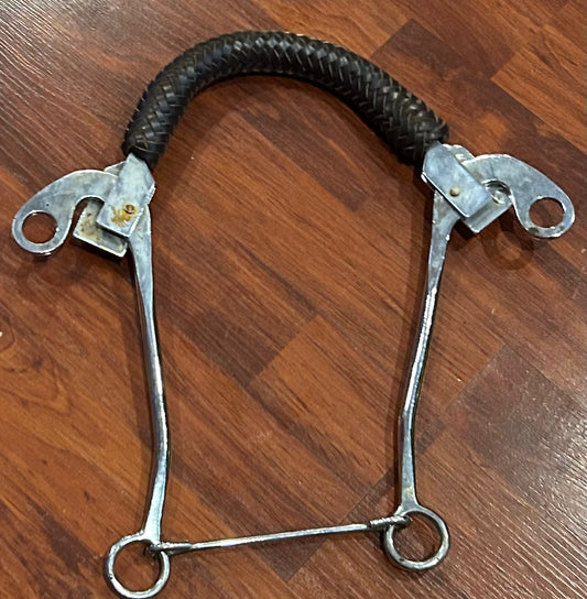Weaver braided leather hackamore 9” shank