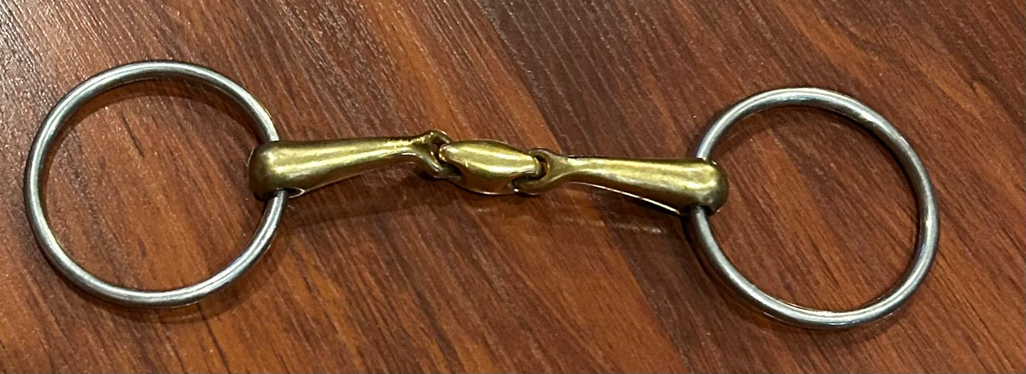 5.25” Stubben angled loose ring snaffle