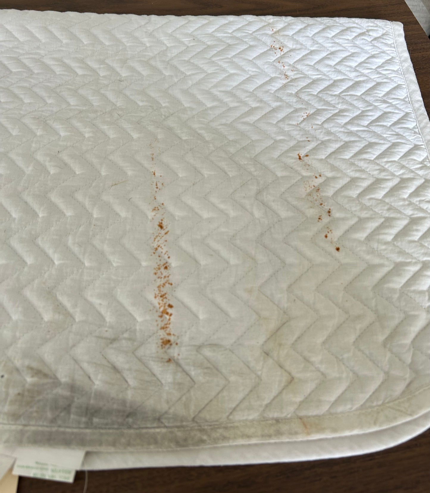 White shedrow baby pad