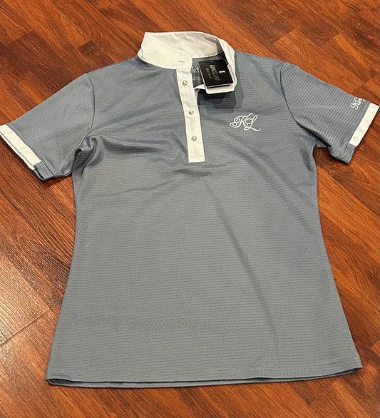 Kingsland medium blue flint stone show shirt