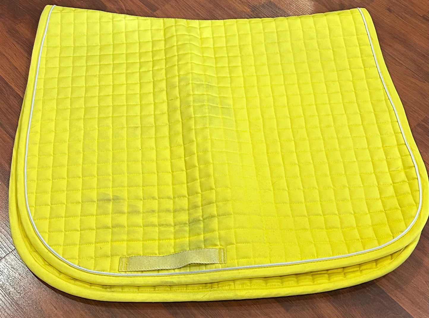 Dover yellow dressage pad