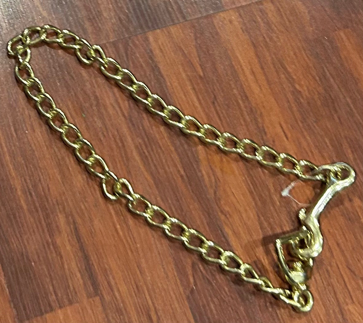 30” brass chain
