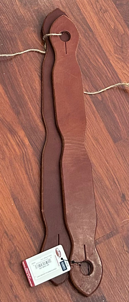 Weaver leather slobber straps (English bridle leather)