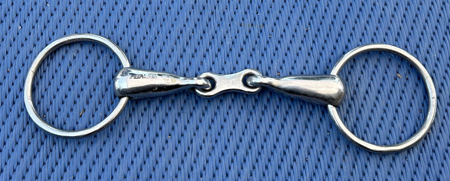 5.5” metalab Loose ring French link snaffle