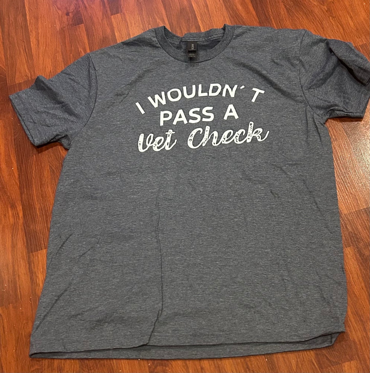 Small wouldn’t pass a vet check grey shirt. Brand new