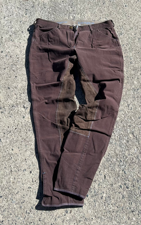 Equigear 28 brown full seat breeches