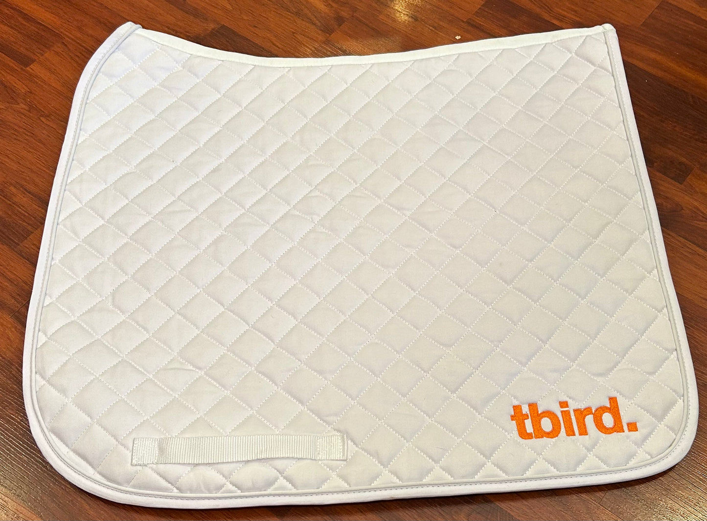 White pad Tbird embroidered. Never used