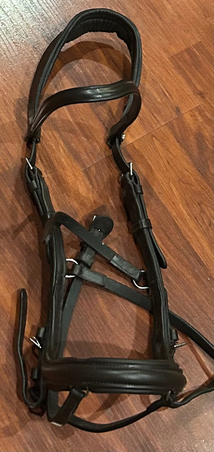 Val De Bois full size anatomical bridle brown