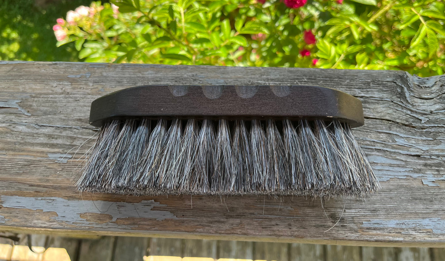 Soft bristles wood body brush