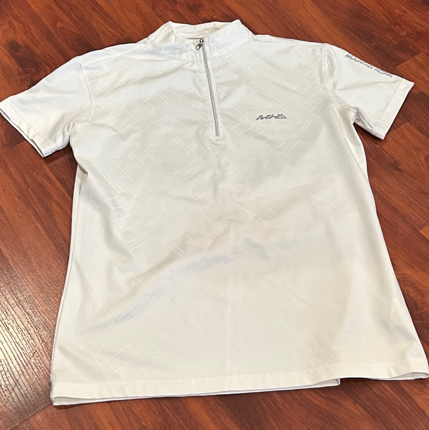 Mountain horse large white show shirt