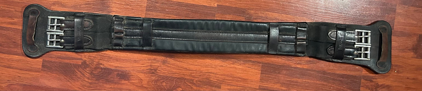28” Whitman black Dressage girth