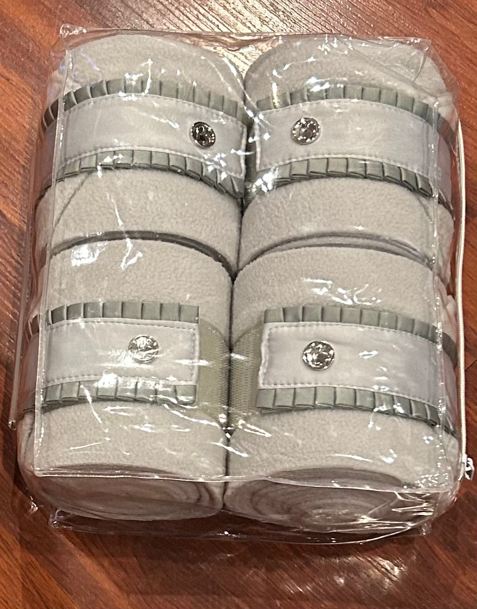 Ps of Sweden grey ruffle polo wraps. New. 3.5m