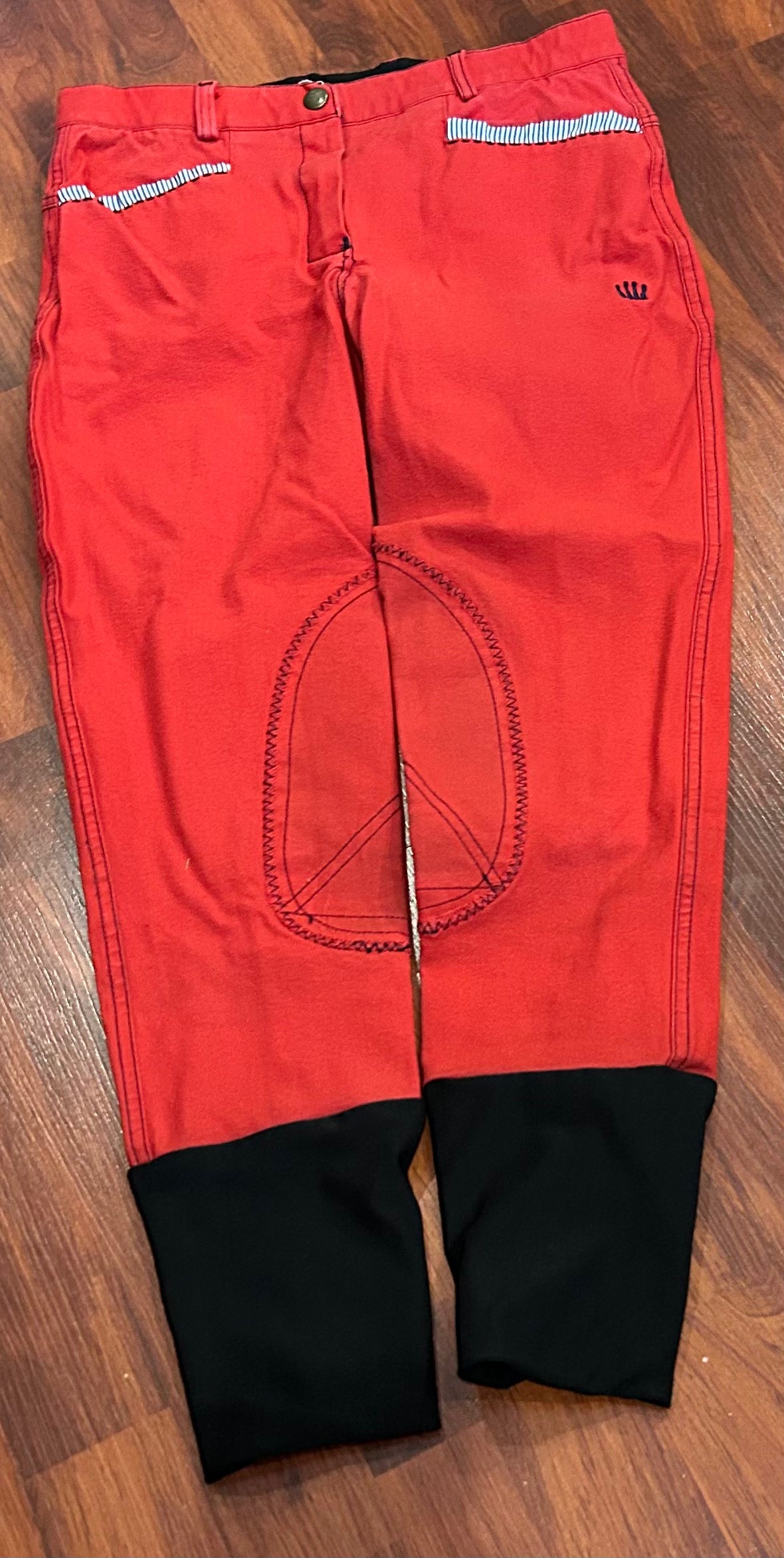 Spooks medium (26) red knee patch breeches