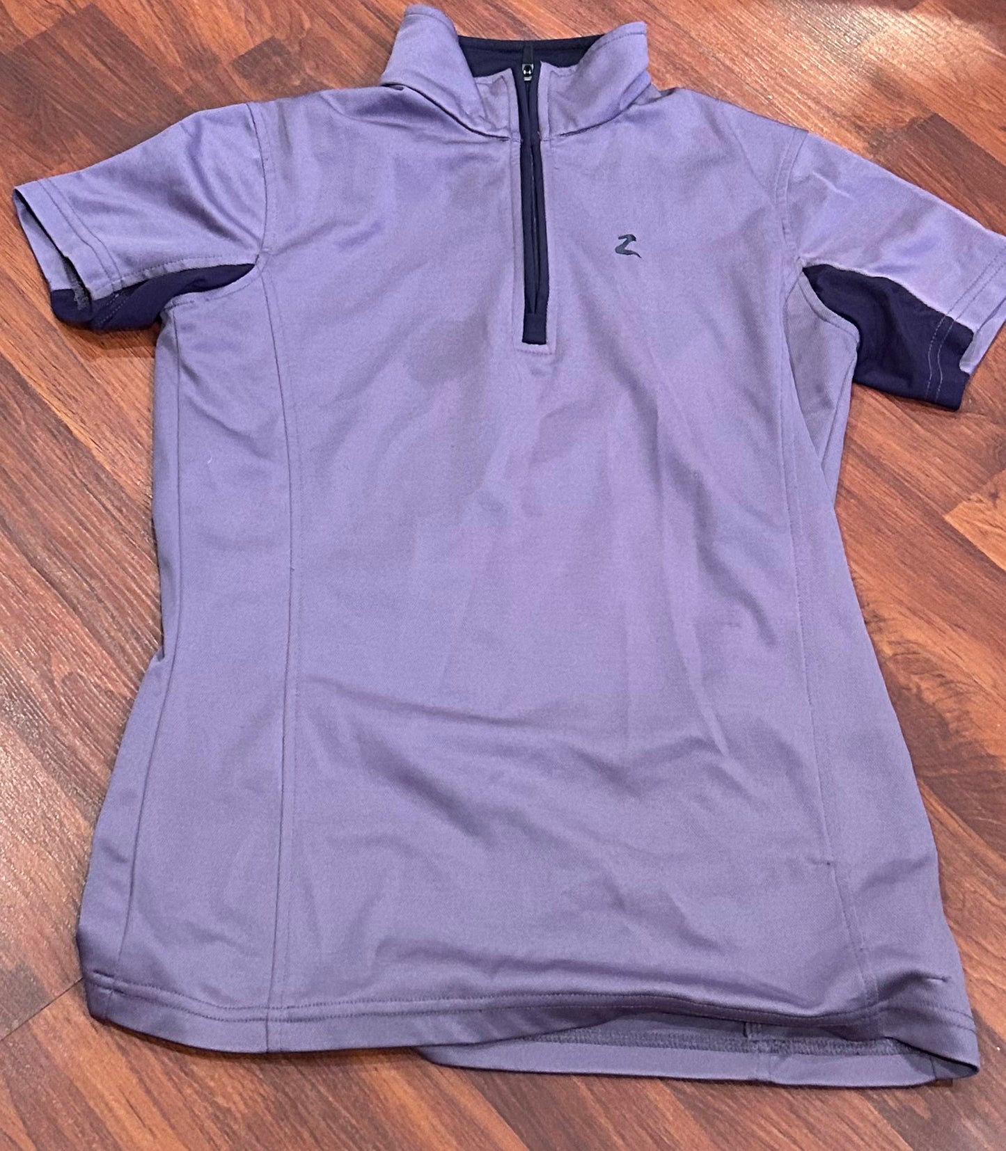 Horze XS purple 1/4 zip. Some stains