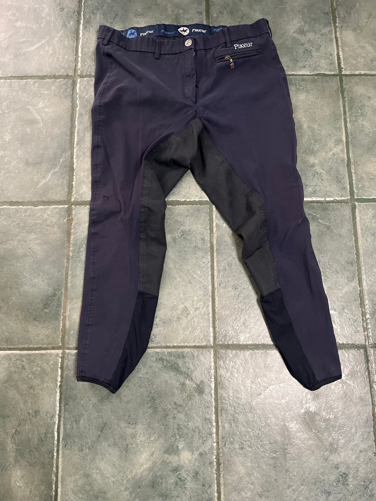 Pikeur blue fullseat breeches 46 (34)