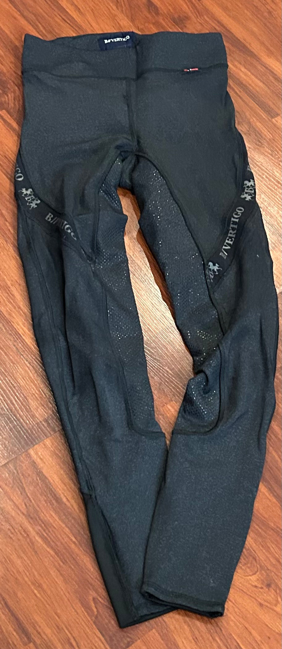 BVertigo size 22/24 charcoal riding tights full seat high waist breeches