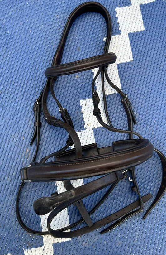Schleese full size brown bridle