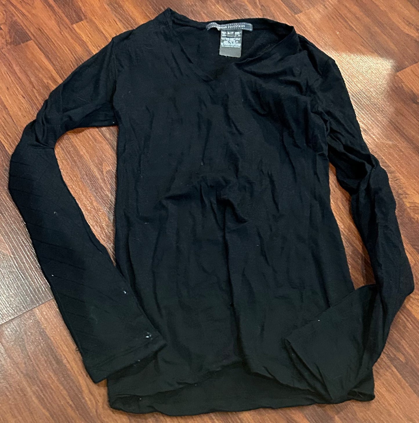 Asmar small Marino Wool light sweater black