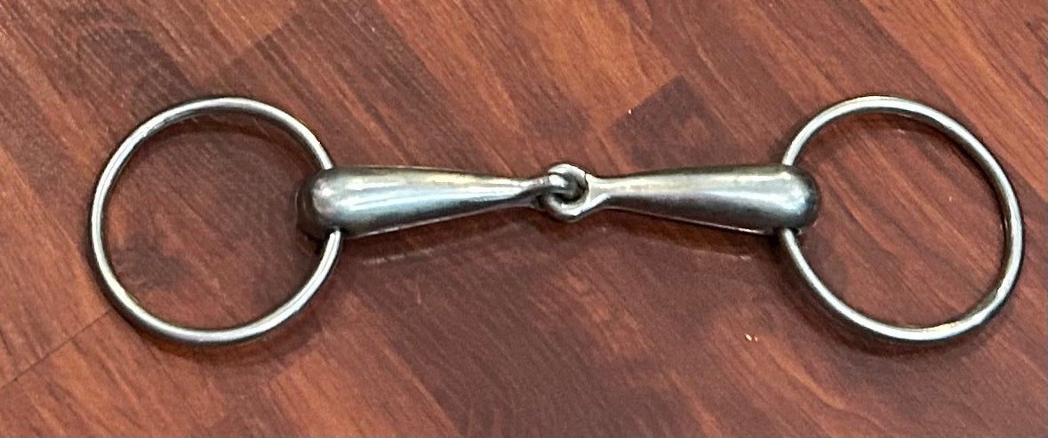 5.25” loose ring single joint snaffle