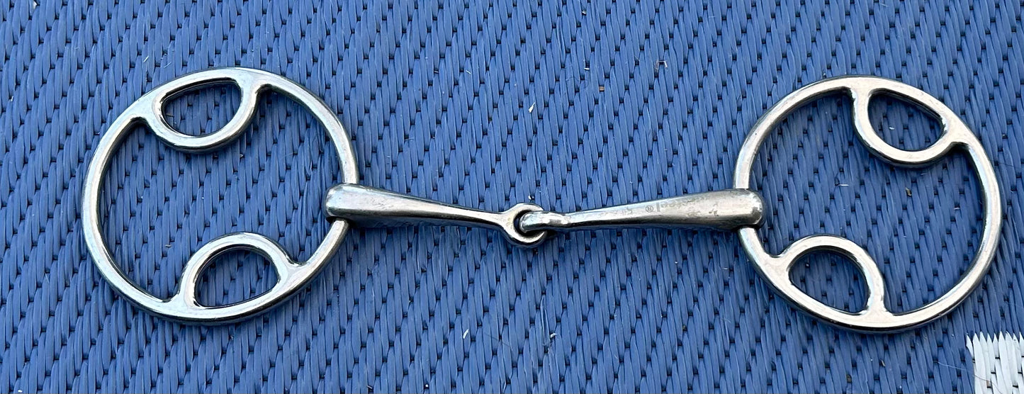 4.75” Jointed Beval Loose Ring Snaffle