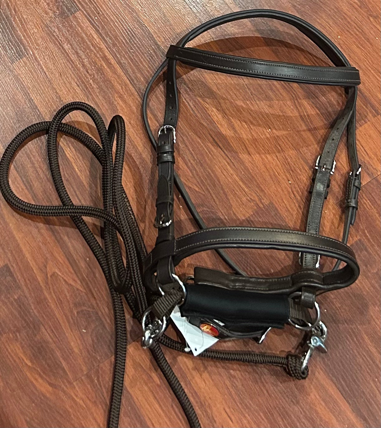 Lightrider brown pony size bitless bridle. Brand new.