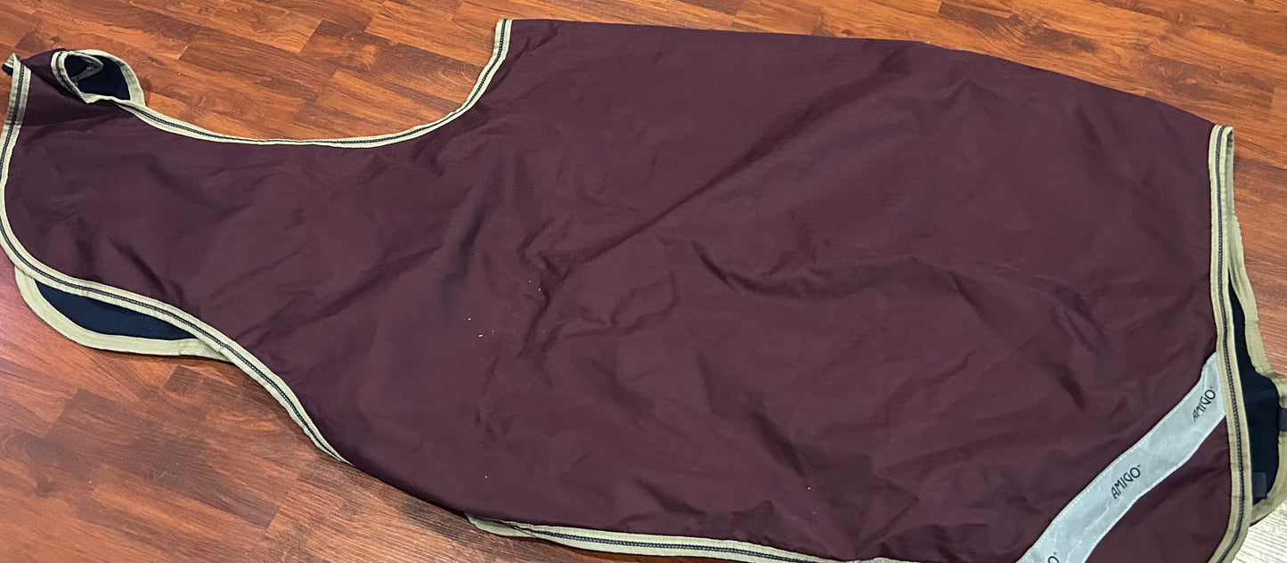 Amigo XL burgundy quarter sheet