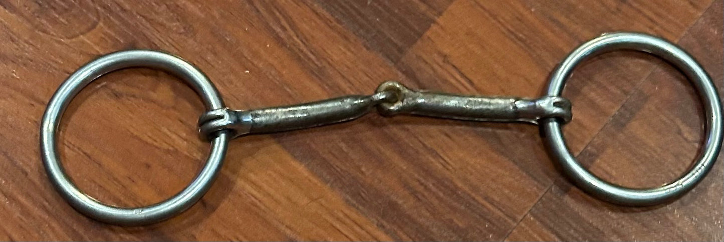 Traditional Loose Ring Smooth Sweet Iron Snaffle Bit 5.5”