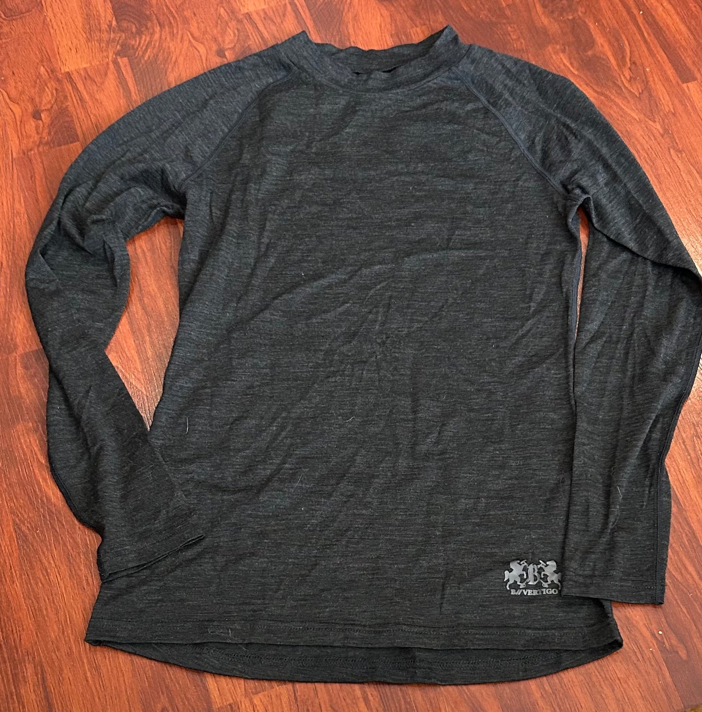 B Vertigo small grey long sleeve